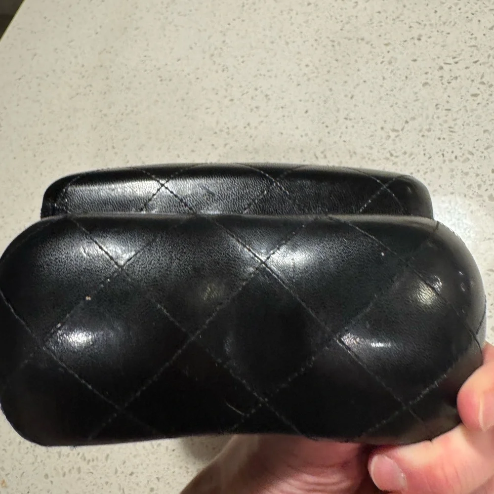 Chanel Quilted Leather Sunglasses Case Like new